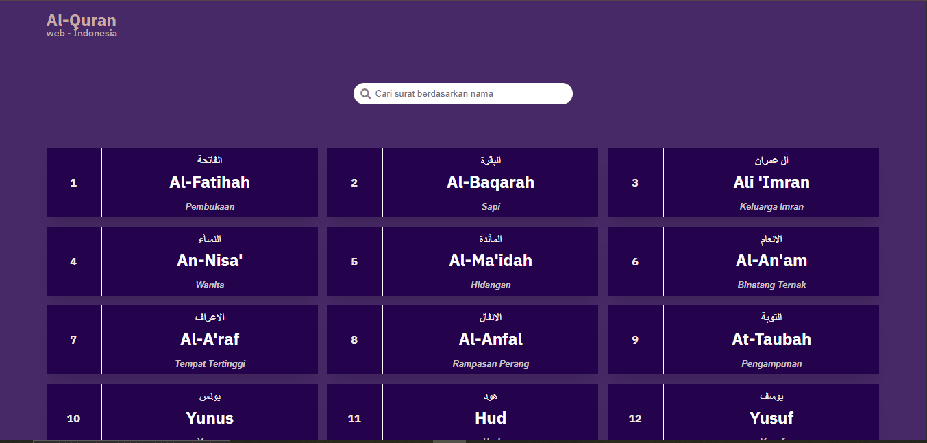 Al Qur'an Web